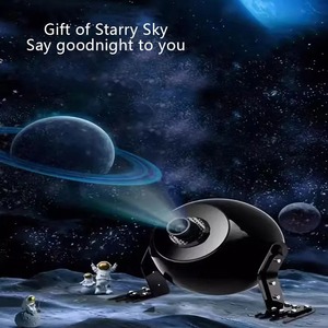 Intelligent Voice Control 3D Dynamic Starry Sky Projector Children's Moon Universe Atmosphere <b>Light</b> Bedroom Living Table Lamps - Product Image 4