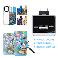 Impresora Plana de Inyección de Tinta UV con Pantalla Táctil para Impresión de Carcasas de Teléfono y Souvenirs, Impresora Digital de Etiquetas de Inyección de Tinta UV