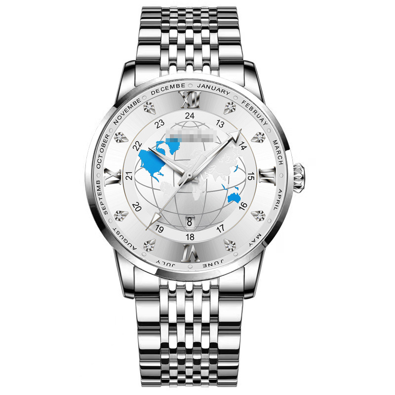 Men's Earth Star Luminous Fashion Watch - Authentic Bow Buckle