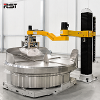 Nouveau robot automatique de déballage de sacs à cantilever avec moteur PLC pour ligne d'alimentation de poudre chimique à haute capacité et collecte des poussières