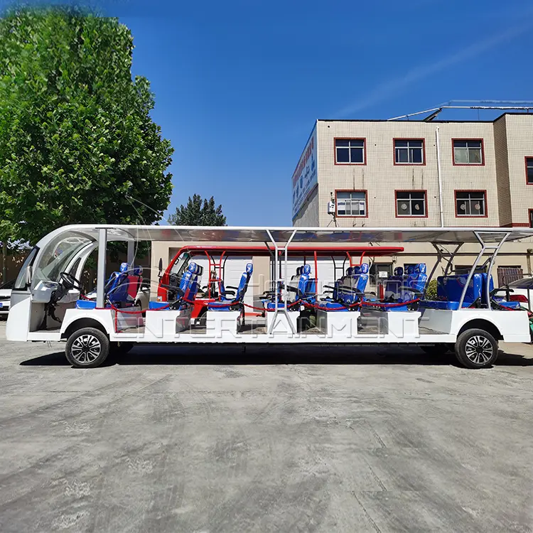 공원 농장 관광 버스 승차 판매용 고품질 놀이 기구 중국 전문 제작 전기 버스