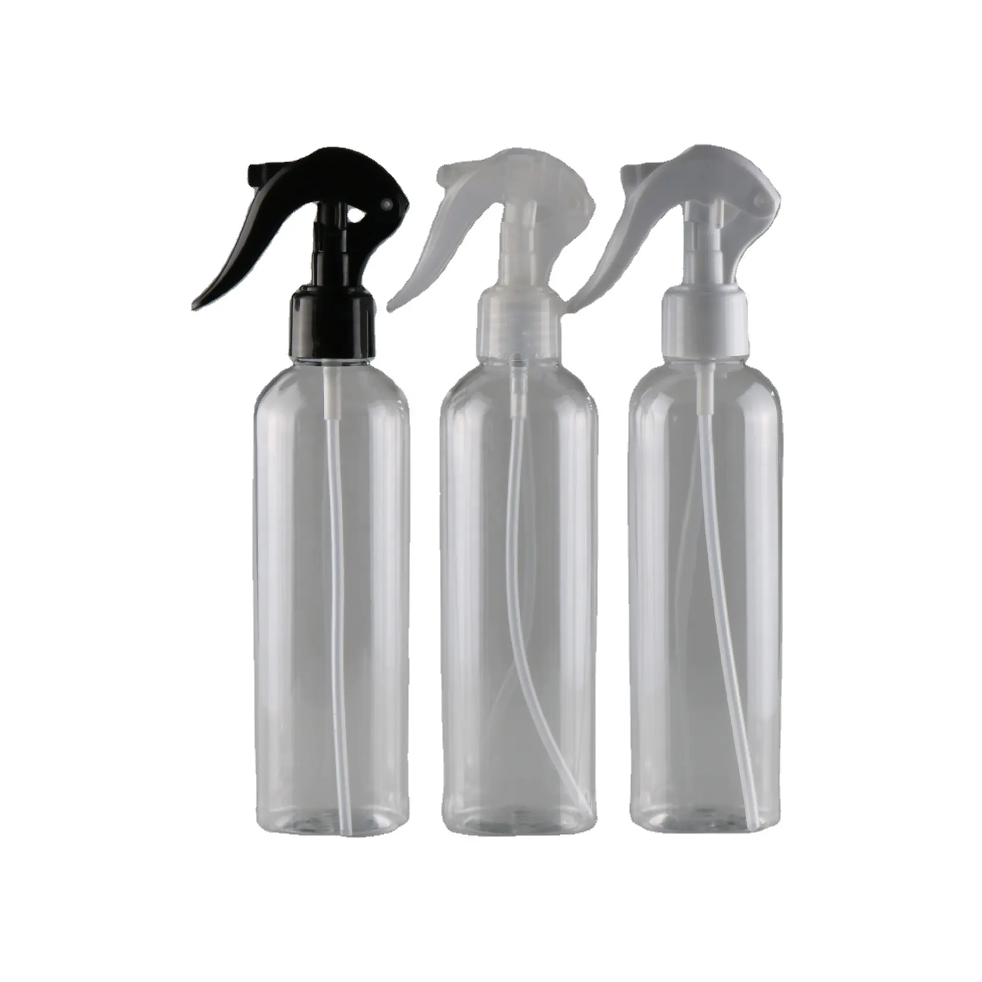 250ml transparent PET plastic cosmetic bottle cif antibacterial spray bottle and cif bathroom cleaner spray