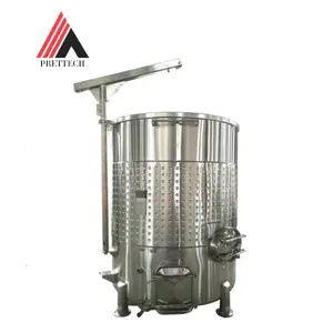 1000l 2500l 3000l stainless steel variable capacity wine tank for winery