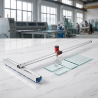 Günstiger Praktischer Handwerkzeug-Zweireihiger T-förmiger Schneidewerkzeug mit Diamantklinge für Glas und Fliesen