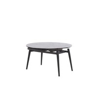 Table à manger extensible en pierre frittée pour cuisine moderne et petit appartement