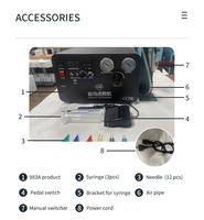 Nouvelle Arrivée TBK-983A Construit-dans le Compresseur D'air UV colle Machine De Distribution Auto Colle Distributeur Machine pour Téléphone Mobile De Réparation