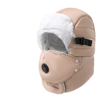 Hiver Extérieur Cyclisme Coupe-Vent Oreilles Lunettes Chaudes en Coton Chapeau pour Hommes Femmes Epaissi Résistant au Froid Style Tissu Commun Caractéristique