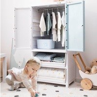 Armoire de rangement multifonctionnelle en plastique HAIXIN pour bébés et enfants, vente en gros