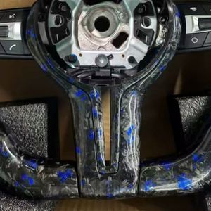 Volante de fibra de carbono forjado de gran venta para <span class=keywords><strong>BMW</strong></span> E90 F30 320i 330i <span class=keywords><strong>520i</strong></span> 530i - Product Image 4