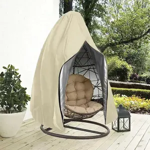 High Quality Direct Real Factory Outdoor Hot Sales Swing Egg Chair Shell Cover Outdoor Garden Waterproof Hanging Chair Cover