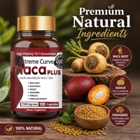 Capsules de soutien beauté Maca Plus Aguaje Fenugrec pour la courbe naturelle, 120 unités, marque privée, supplément OEM/ODM pour hommes