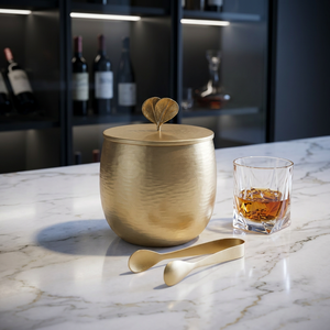 <b>Ice</b> <b>bucket</b> for home bar <b>Ice</b> <b>bucket</b> with tongs Luxury <b>ice</b> <b>bucket</b> set Bar <b>ice</b> <b>bucket</b> Champagne <b>ice</b> <b>bucket</b> <b>Ice</b> <b>bucket</b> for parties - Product Image 1