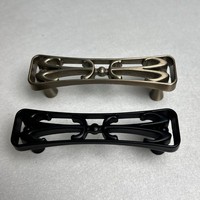 Poignées de meuble ajourées en alliage de zinc, style européen, pour cuisine, chambre et rangements de salon