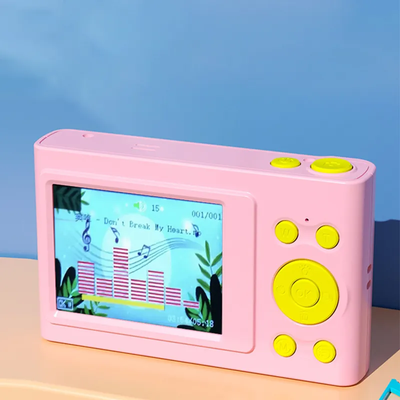 MP3 प्लेयर 2.4 इंच आउटडोर hd वीडियो dslr कैमरा डिजिटल कैमरों खिलौने बच्चों के लिए कैमरा के लिए बच्चों के जन्मदिन का उपहार