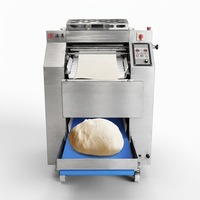 Nouvelle machine à pétrir et à étaler la pâte électrique pour pizza avec écran tactile, en acier inoxydable 304