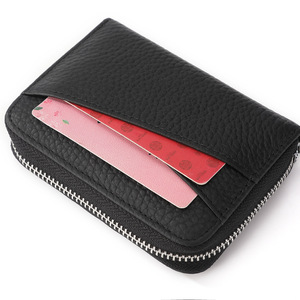Monedero Japonés RFID Anti-Robo de Gran Capacidad para Tarjetas y Monedas, <span class=keywords><strong>Cartera</strong></span> Corta de Cuero Genuino con Diseño Impreso para Hombre y Mujer - Product Image 4