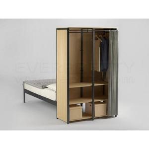 Nội Thất Ký Túc Xá Khách Sạn Kệ Khung Kim Loại Giường Gác Xép Có Sofa - Product Image 2