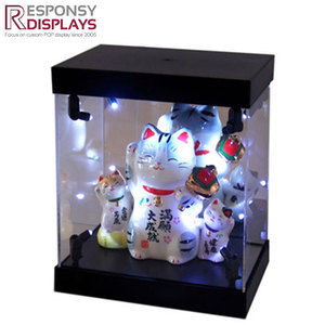Vetrina in acrilico trasparente per regali scarpe da calcio per Plexiglass Cube Box eleganti espositori - Product Image 3