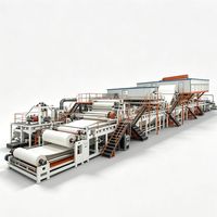 Ligne de production de papier absorbant laminé, machine de fabrication de papier Airlaid pour la matière première des serviettes hygiéniques, des couches et des coussinets d'allaitement