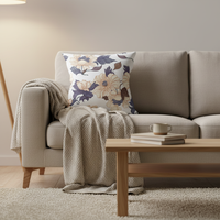 Coussins d'appui-tête rectangulaires sublimés personnalisés Coussin confortable à imprimé floral multicolore pour la maison et l'hôtel