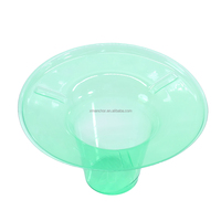 Vente en gros bleu rose blanc jetable en plastique PP porte-gobelet pour crème glacée plateau anti-fuite coque de protection pour cornet de crème glacée