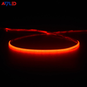 ADLED Red LED Strip Light DC 12V IP65 Silicone Flexible 50000H Lifespan for Residential Use 3mm thin COB strip light - Product Image 2