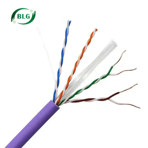 สายเคเบิลอีเทอร์เน็ต Cat6a BLG ยาว305เมตรสายสื่อสาร1000FT ฟุตสายแลนทองแดง