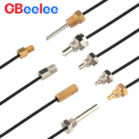 G1/2 G1/8 G1/4 M8 M10 vis filetée Acier inoxydable 316 Ntc Thermistance sonde de température Etanche IP68 Capteur de température NTC