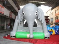 Éléphant rebondissant maison château videur animaux gonflables videur gonflable extérieur commercial obstacle terrain de jeu rebondissant videur