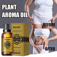 Huile Amincissante Naturelle aux Plantes, Huile Essentielle Premium à l'Arôme de Gingembre, Huile de Massage pour Raffermir l'Abdomen et Drainer le Corps