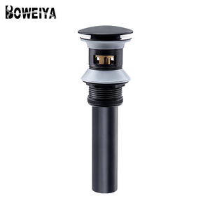 Hotel <span class=keywords><strong>Doccia</strong></span> Vasca Da Bagno Bagno Vessel Nero Fogna di <span class=keywords><strong>Scarico</strong></span> Filtro In Ottone Tubo di Acqua Tappi di <span class=keywords><strong>Scarico</strong></span> Pop Up di <span class=keywords><strong>Scarico</strong></span> Stopper con Troppopieno - Product Image 3