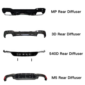 Bán nóng 2016 + 5 Series G30 m-hiệu suất phía trước môi bên váy phía sau khuếch tán M5 lưới tản nhiệt thiết kế tương lai phía trước môi AC phía trước môi - Product Image 2