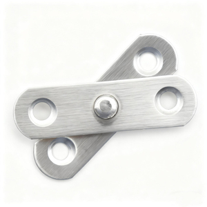Bisagra de Puerta de Acero Inoxidable <span class=keywords><strong>ECREW</strong></span> de 360 Grados, Diseño Moderno, Eje Giratorio, Bisagra Pivotante Invisible para Puertas de Madera, Juntas Pivotantes de 3 mm - Product Image 1