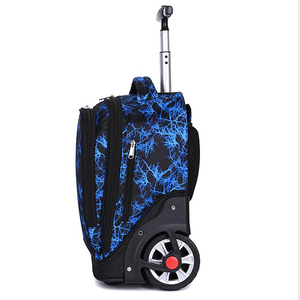 OEM Oxford moda patrón geométrico alta calidad Unisex College School Trolley mochila <span class=keywords><strong>con</strong></span> <span class=keywords><strong>ruedas</strong></span> - Product Image 4