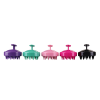En gros 5 Pack Peigne À Cheveux Femmes En Silicone Souple Démêlant Brosse À Cheveux et Peigne à Picots En Silicone