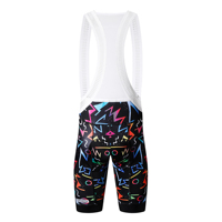 Shorts de cyclisme à bretelles, coupe course, en tissu maillé respirant et absorbant la transpiration, rembourrage PRO italien, logo personnalisé, vente chaude