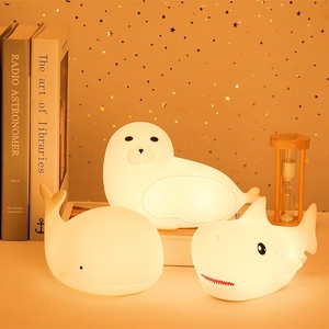 <span class=keywords><strong>Prodotti</strong></span> innovativi leone marino Led luci notturne in Silicone per camera dei bambini in Silicone Pat notte luce Soft Touch Silicon notte - Product Image 5