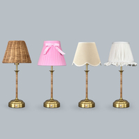 Lampe de table haute sans fil à LED avec abat-jour en rotin vintage rechargeable et dimmable pour hôtel, bar, chambre, décoration extérieure