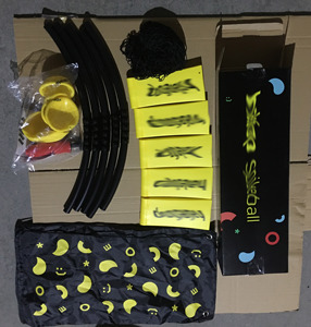 <span class=keywords><strong>Set</strong></span> da Beach Volleyball con <span class=keywords><strong>3</strong></span> Palloni, Rete e Borsa per il Trasporto, Perfetto per Spiaggia, Giardino, Prato e Parco - Product Image 5