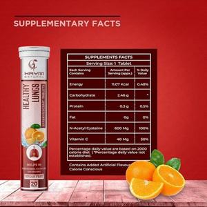 OEM/ODM N-acetylcysteine <span class=keywords><strong>เม็ด</strong></span><span class=keywords><strong>ฟู่</strong></span>เสริมที่ประกอบด้วย n-acetylcysteine <span class=keywords><strong>NAC</strong></span> และวิตามินซีสำหรับทำความสะอาดปอด - Product Image 4