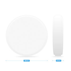 GUSROM HT PLUS Disco in Zirconia Elettrico 40% Traslucido 98.5x14mm Tonalità A2 Certificato CE Compatibile con Fresatura CEREC DWX - Product Image 5