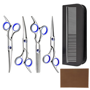 Professional Pet Grooming Scissors Set Stainless Steel 4pcs With Comb And Cloth For Teddy Dogs - Product Image 3