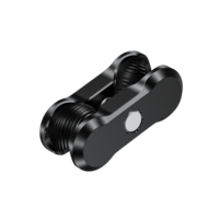 Support de téléphone pour vélo et moto en alliage d'aluminium antivol à double prise compatible avec les supports RAM avec adaptateur à boule de 1 pouce