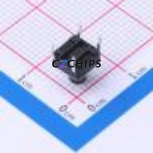 TS667CJ 250gf 009 Tactile Switch Through hole-4P,6x6mm Switch Single Pole Single Throw Round Button 2.5N Through Hole - Product Image 2