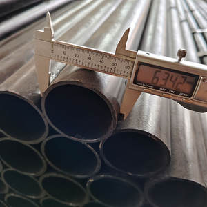 Technique ERW de tuyaux en acier soudés au carbone Q195-Q345 de vente d'usine pour les structures JIS KS Tisi certifié longueur 12m - Product Image 3