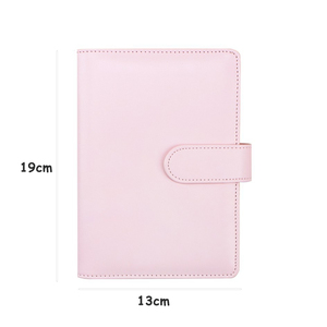 Carnet de notes en cuir A6 Macaron à feuilles mobiles <span class=keywords><strong>Couverture</strong></span> de journal personnalisée en cuir PU A6 - Product Image 3