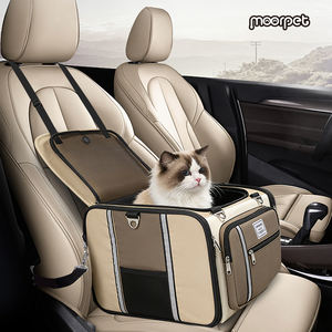 Şık Lüks Oxford Fileli Evcil Hayvan Taşıma Çantası Fermuarlı Kapatma ile Küçük Hayvanlar İçin Araba Seyahat Aksesuarı Dış Mekan Kullanımı İçin - Product Image 1