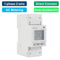 Compteur d'énergie monophasé Acrel ADL200, surveillance de l'énergie des bâtiments, entrée AC 80A, RS485 MODBUS