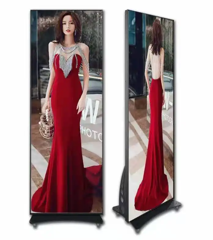 Indoor P2 P2.5 LED Screen Poster Led Display indoor Shop Show Full Color Advertising Led Mirror Screen