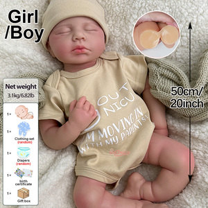 Búp bê sơ sinh LouLou Reborn đạt chuẩn CE, chất lượng nghệ sĩ, bán buôn, sống động như thật, bé gái/bé trai, thiết kế tùy chỉnh ODM - Product Image 2